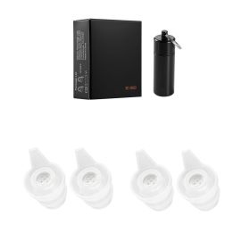 Concert Ear Plugs, 2 Pairs Reusable High Fidelity Musician Ear Plugs, SNR 27 dB High Noise Reduction Earplugs, Flexible Silicone Soft Music Ear P